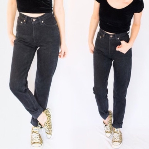Calvin Klein Denim - Calvin Klein Jeans black vintage mom style